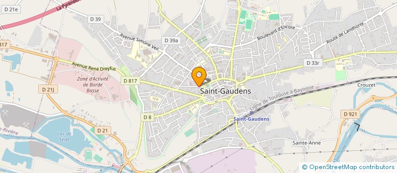 localisation de l'entreprise SYNDICAT DES COPROPRIETAIRE RESID à SAINT-GAUDENS