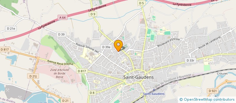 localisation de l'entreprise SYNDICAT DES COPROPRIETAIRE RESID à SAINT-GAUDENS