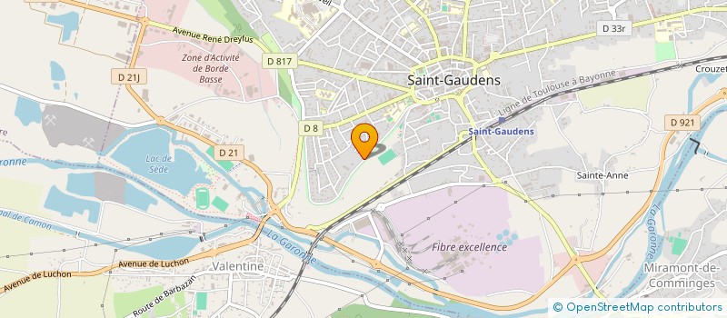 localisation de l'entreprise SYNDICAT DES COPROPRIETAIRE RESID à SAINT-GAUDENS