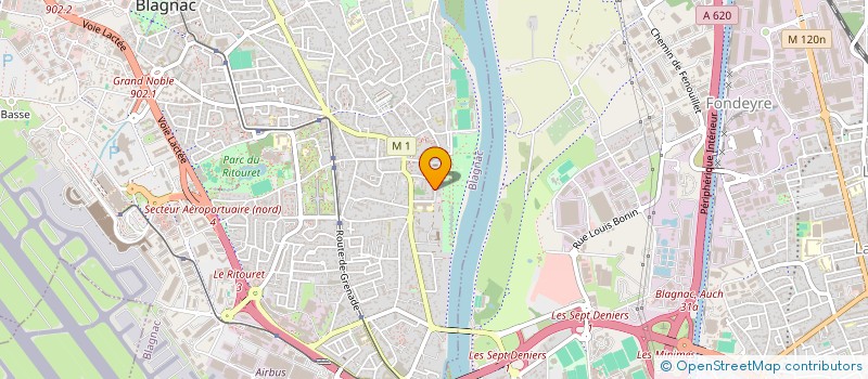 localisation de l'entreprise SYNDICAT DES COPROPRIETAIRE RESID à BLAGNAC