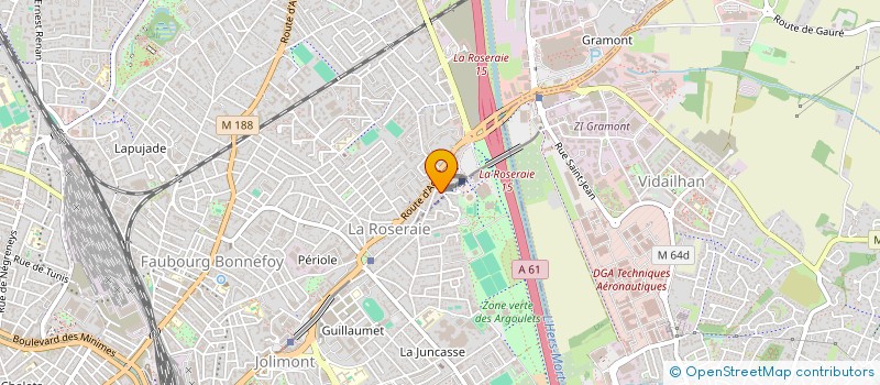 localisation de l'entreprise SYNDICAT DES COPROPRIETAIRE RESID à TOULOUSE
