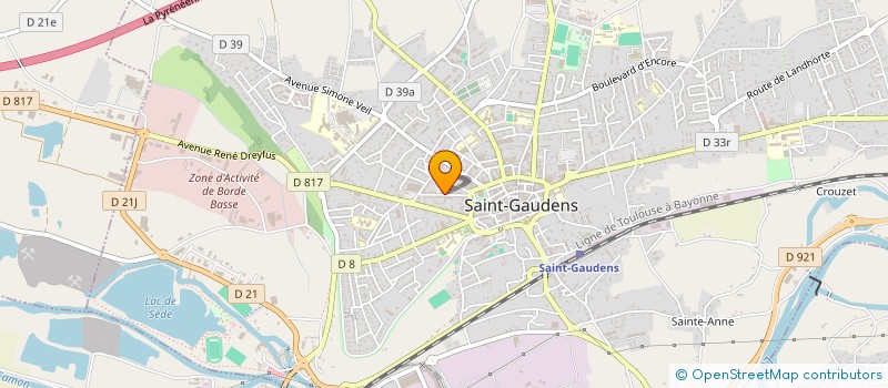 localisation de l'entreprise SYNDICAT DES COPROPRIETAIRE RESID à SAINT-GAUDENS