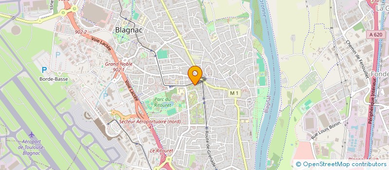localisation de l'entreprise SYNDICAT DES COPROPRIETAIRE RESID à BLAGNAC