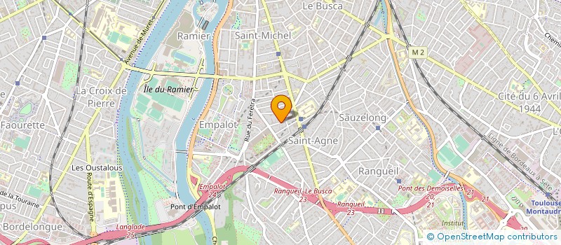 localisation de l'entreprise SYNDICAT DES COPROPRIETAIRE   RESID  TOULOUSE