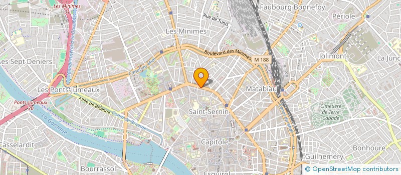 localisation de l'entreprise SYNDICAT DES COPROPRIETAIRE   RESID  TOULOUSE