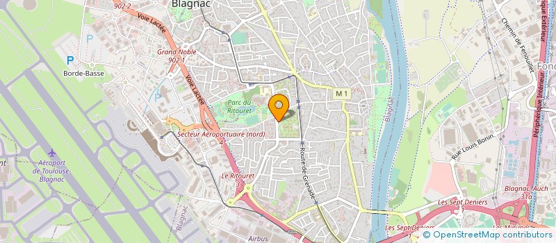 localisation de l'entreprise SYNDICAT DES COPROPRIETAIRE RESID à BLAGNAC
