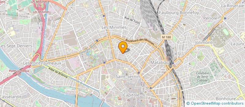 localisation de l'entreprise SYNDICAT DES COPROPRIETAIRE   RESID  TOULOUSE