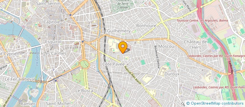 localisation de l'entreprise SYNDICAT DES COPROPRIETAIRE   RESID  TOULOUSE