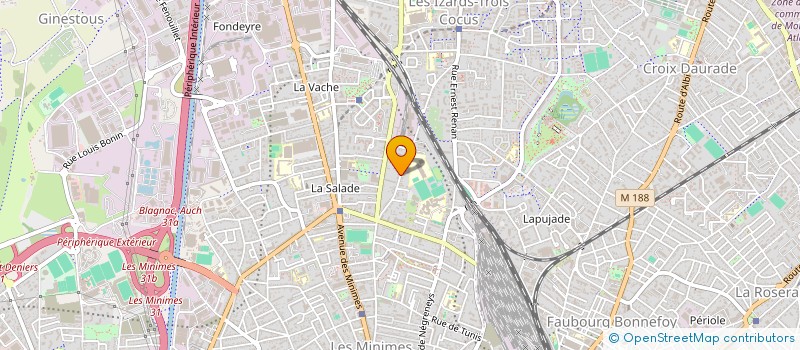 localisation de l'entreprise SYNDICAT DES COPROPRIETAIRE   RESID  TOULOUSE