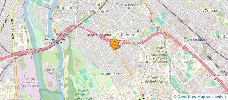 localisation de l'entreprise SYNDICAT DES COPROPRIETAIRE   RESID  TOULOUSE