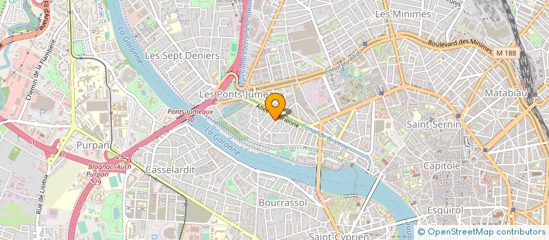localisation de l'entreprise SYNDICAT DES COPROPRIETAIRE   RESID  TOULOUSE