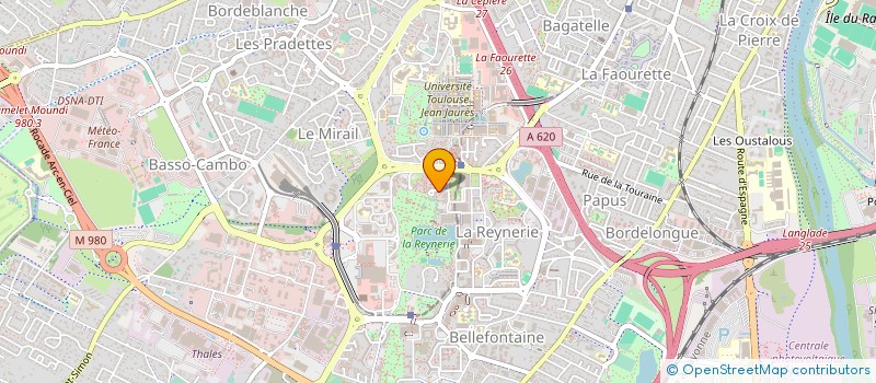 localisation de l'entreprise SYNDICAT DES COPROPRIETAIRE   RESID  TOULOUSE