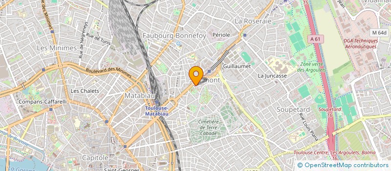 localisation de l'entreprise SYNDICAT DES COPROPRIETAIRE   RESID  TOULOUSE