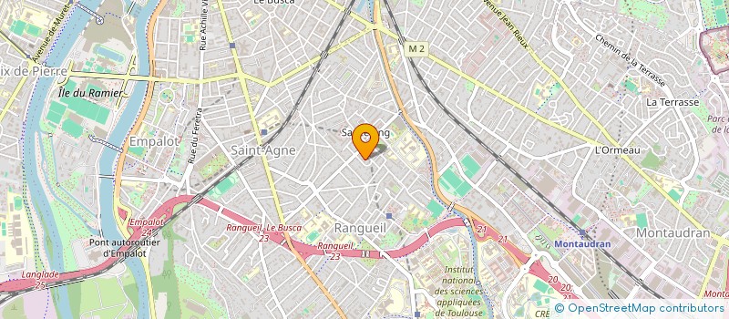 localisation de l'entreprise SYNDICAT DES COPROPRIETAIRE   RESID  TOULOUSE