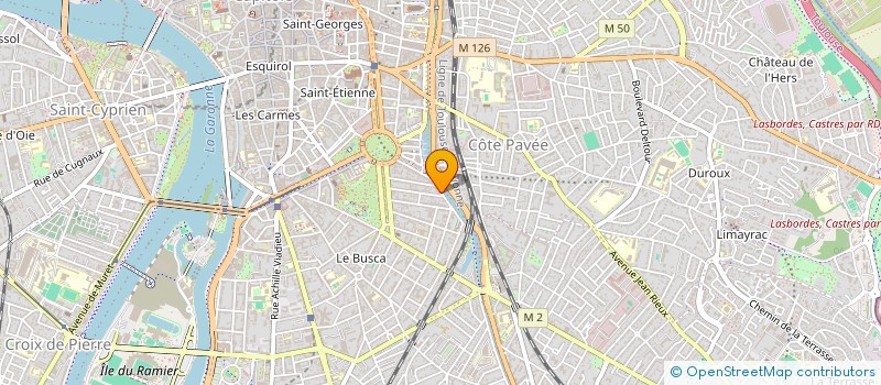 localisation de l'entreprise SYNDICAT DES COPROPRIETAIRE   RESID  TOULOUSE