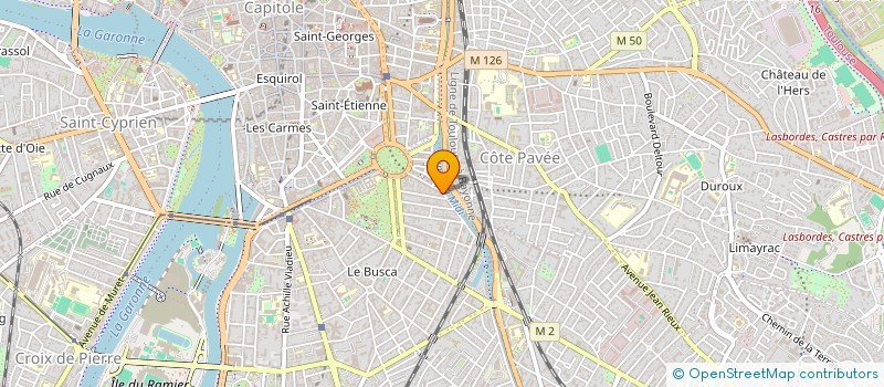 localisation de l'entreprise SYNDICAT DES COPROPRIETAIRE   RESID  TOULOUSE