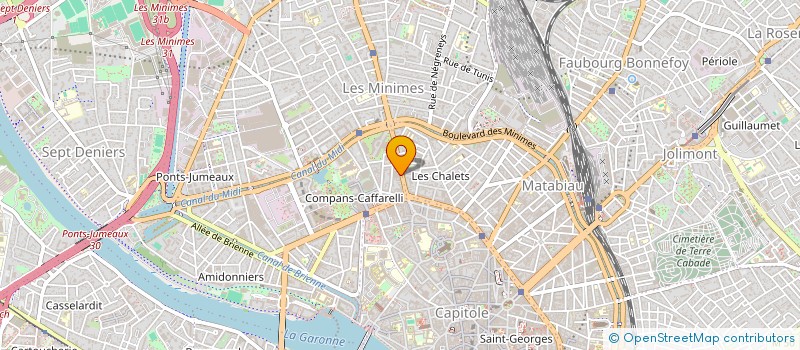 localisation de l'entreprise SYNDICAT DES COPROPRIETAIRE   RESID  TOULOUSE