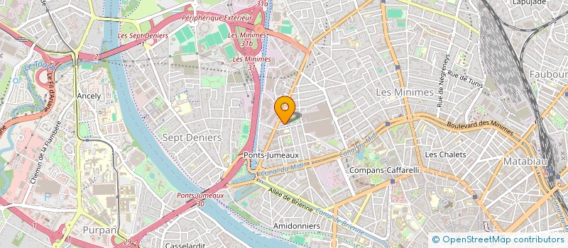 localisation de l'entreprise SYNDICAT DES COPROPRIETAIRE   RESID  TOULOUSE