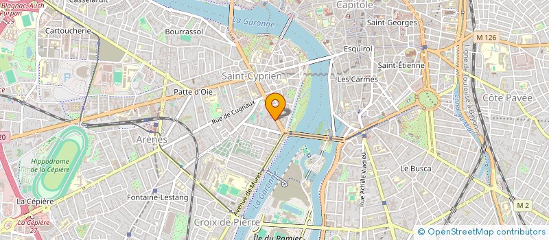 localisation de l'entreprise SYNDICAT DES COPROPRIETAIRE   RESID  TOULOUSE