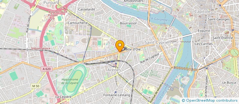 localisation de l'entreprise SYNDICAT DES COPROPRIETAIRE   RESID  TOULOUSE