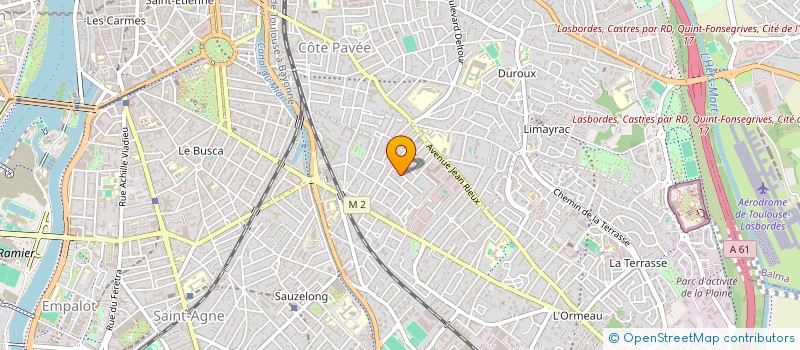 localisation de l'entreprise SYNDICAT DES COPROPRIETAIRE RESID à TOULOUSE