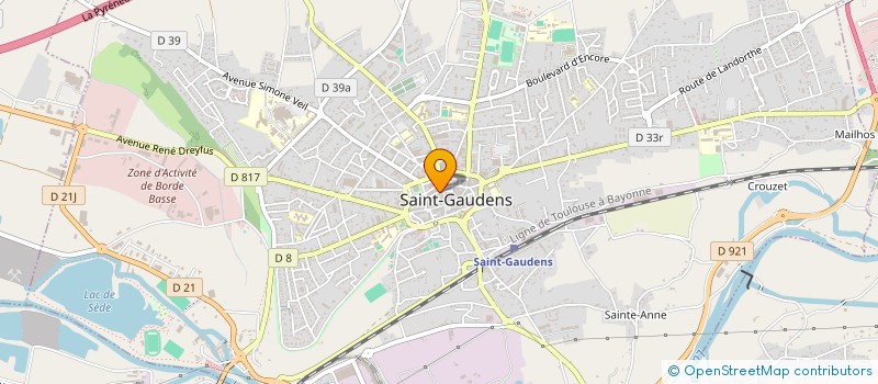 localisation de l'entreprise SYNDICAT DES COPROPRIETAIRE RESID à SAINT-GAUDENS