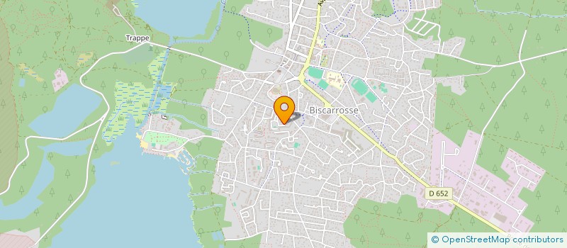 localisation de l'entreprise SYNDICAT DES COPROPRIETAIRE RESIDENCE EYRE  BISCARROSSE