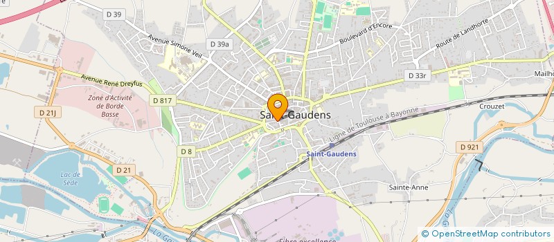 localisation de l'entreprise SYNDICAT DES COPROPRIETAIRE RESIDSQUAR à SAINT-GAUDENS