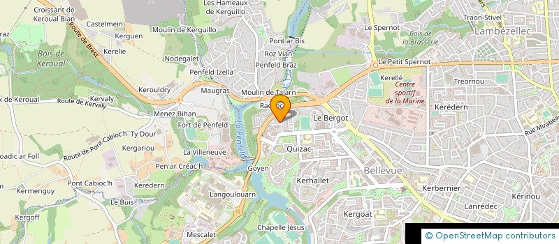 localisation de l'entreprise SYNDICAT DES COPROPRIETAIRES à BREST