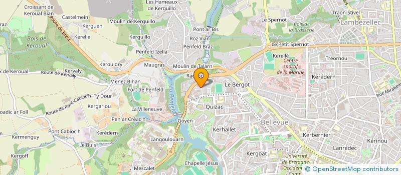 localisation de l'entreprise SYNDICAT DES COPROPRIETAIRES à BREST