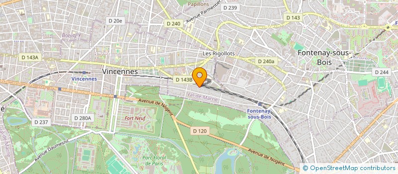 localisation de l'entreprise SYNDICAT DES COPROPRIETAIRES à FONTENAY-SOUS-BOIS