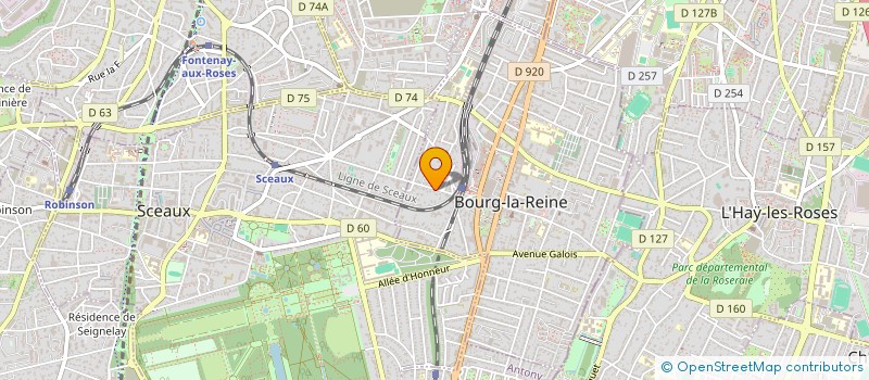 localisation de l'entreprise SYNDICAT DES COPROPRIETAIRES à BOURG-LA-REINE