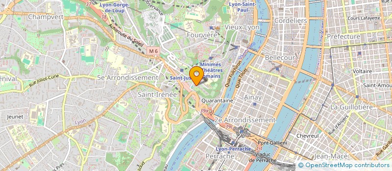 localisation de l'entreprise SYNDICAT DES COPROPRIETAIRES 10 A 18 RUE DES TOURELLES  LYON