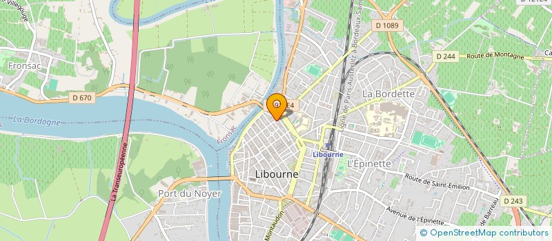 localisation de l'entreprise SYNDICAT DES COPROPRIETAIRES 116 RUE DU PRESIDENT CARNOT  LIBOURNE