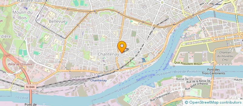 localisation de l'entreprise SYNDICAT DES COPROPRIETAIRES 13 RUE DE LA HERELLE à NANTES