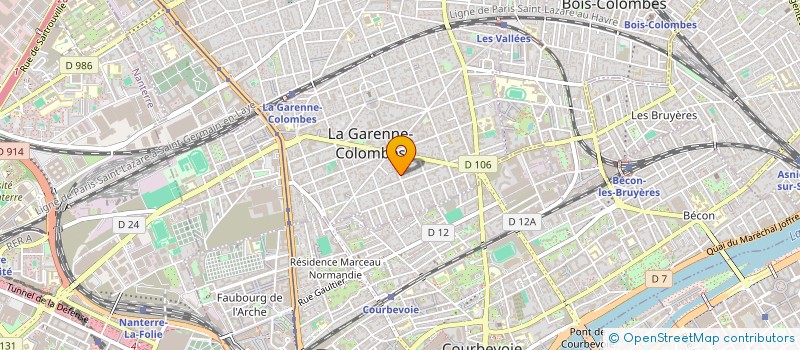localisation de l'entreprise SYNDICAT DES COPROPRIETAIRES à LA GARENNE-COLOMBES