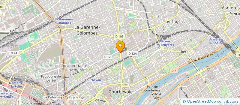 localisation de l'entreprise SYNDICAT DES COPROPRIETAIRES à COURBEVOIE