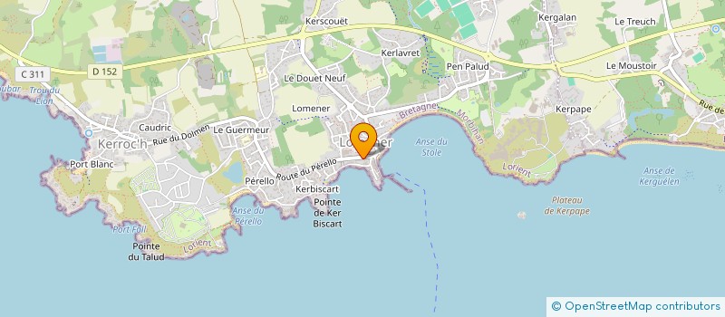 localisation de l'entreprise SYNDICAT DES COPROPRIETAIRES à PLOEMEUR