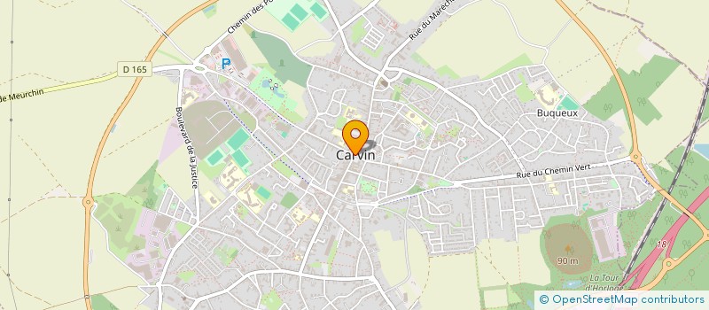 localisation de l'entreprise SYNDICAT DES COPROPRIETAIRES  CARVIN