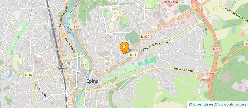 localisation de l'entreprise SYNDICAT DES COPROPRIETAIRES  EPINAL