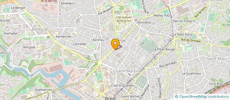 localisation de l'entreprise SYNDICAT DES COPROPRIETAIRES à BREST