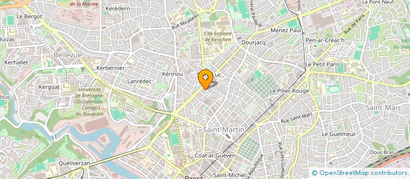 localisation de l'entreprise SYNDICAT DES COPROPRIETAIRES à BREST