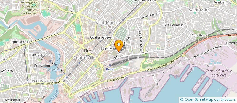 localisation de l'entreprise SYNDICAT DES COPROPRIETAIRES à BREST