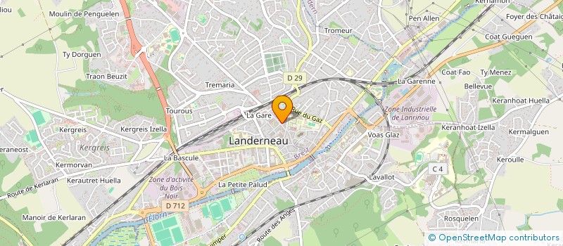 localisation de l'entreprise SYNDICAT DES COPROPRIETAIRES à LANDERNEAU