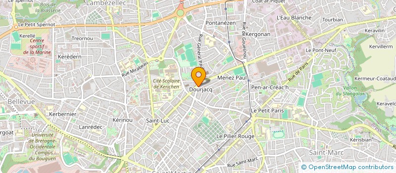 localisation de l'entreprise SYNDICAT DES COPROPRIETAIRES à BREST