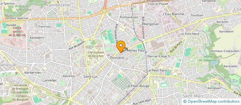 localisation de l'entreprise SYNDICAT DES COPROPRIETAIRES à BREST