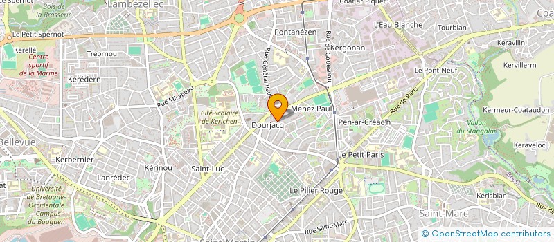 localisation de l'entreprise SYNDICAT DES COPROPRIETAIRES à BREST