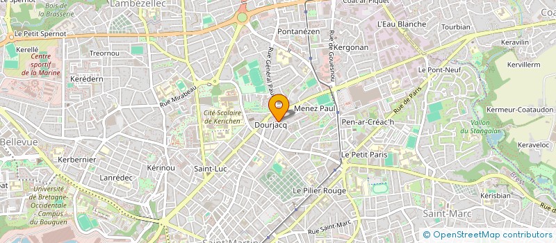 localisation de l'entreprise SYNDICAT DES COPROPRIETAIRES à BREST