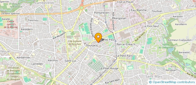 localisation de l'entreprise SYNDICAT DES COPROPRIETAIRES à BREST