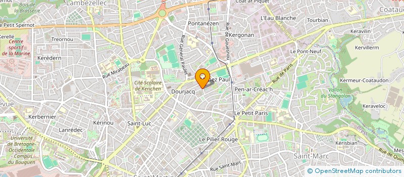 localisation de l'entreprise SYNDICAT DES COPROPRIETAIRES à BREST